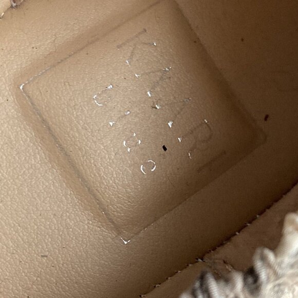 KAARI Flats Faux Snake Skin Shoes Jessica Pointy Toe Ballet Elastic Heel… - Picture 8 of 8